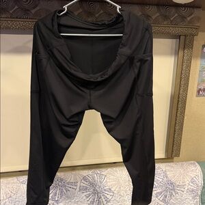 Women's Black Drape Pants